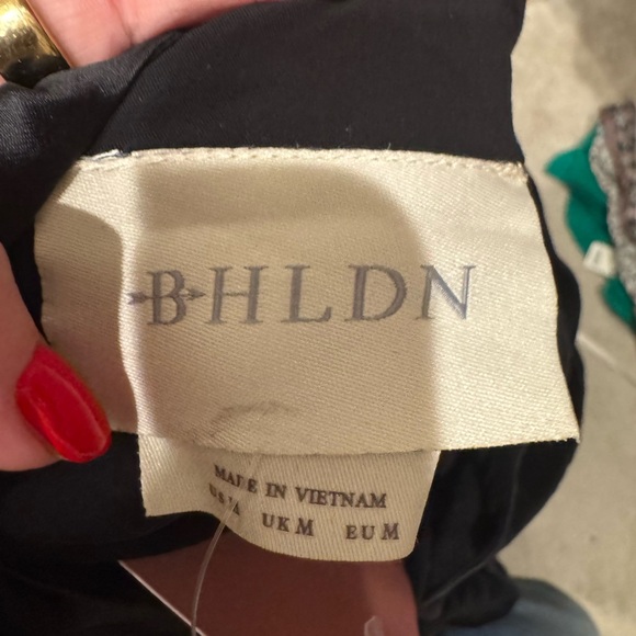 Anthropologie BHLDN Emma High Neck Satin Maxi Gown- NWT- M - Picture 3 of 7